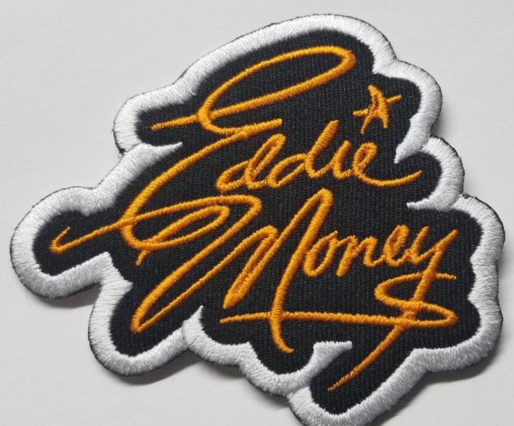 Eddie Money Embroidered orange Patch 2.75 X 3″