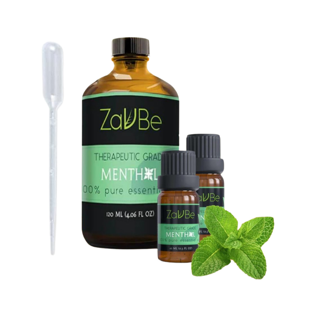 ZAVBE Menthol Breathe Essential Oil Blend 120ml/10ml – Pure, Essential Oil