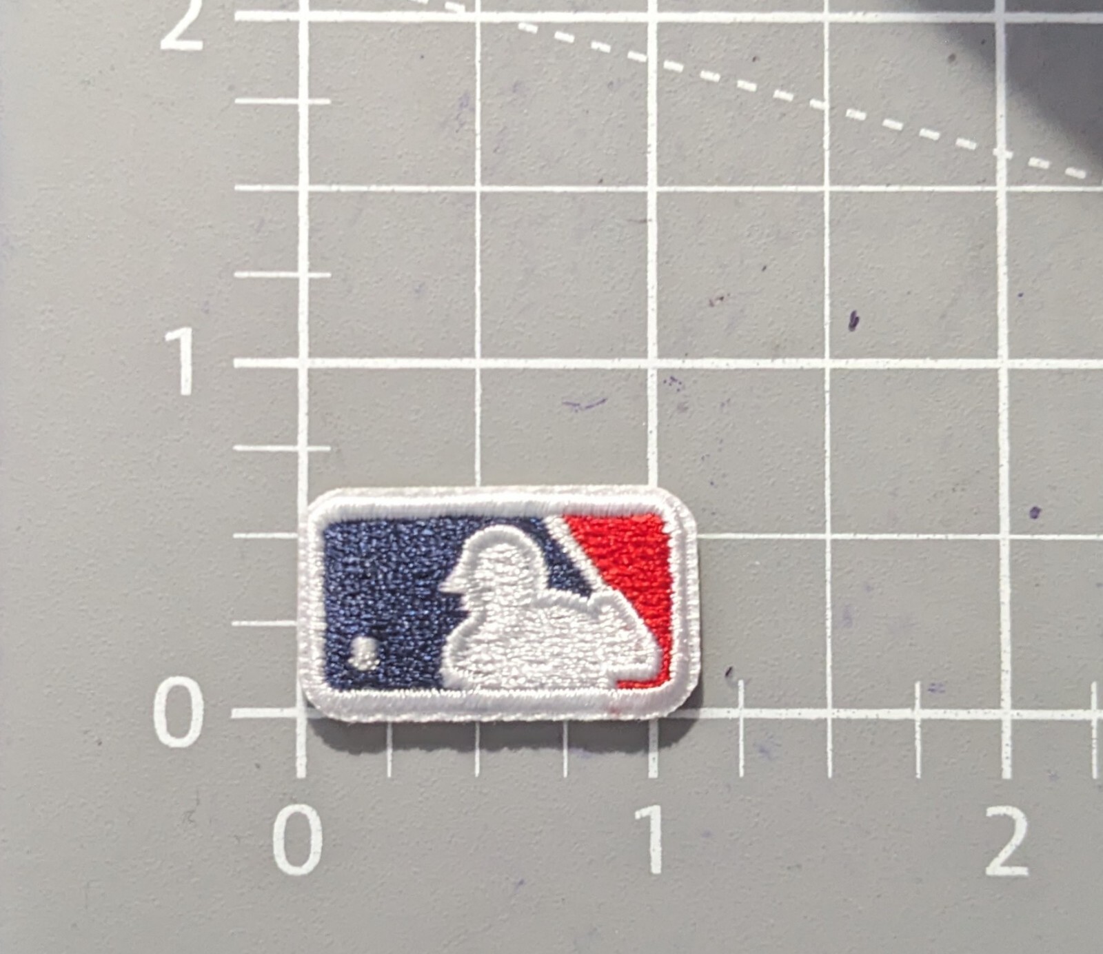 MLB Baseball Logo Patch 2 Small Pieces Embroidered Iron Patch 0.5×1″ Inches