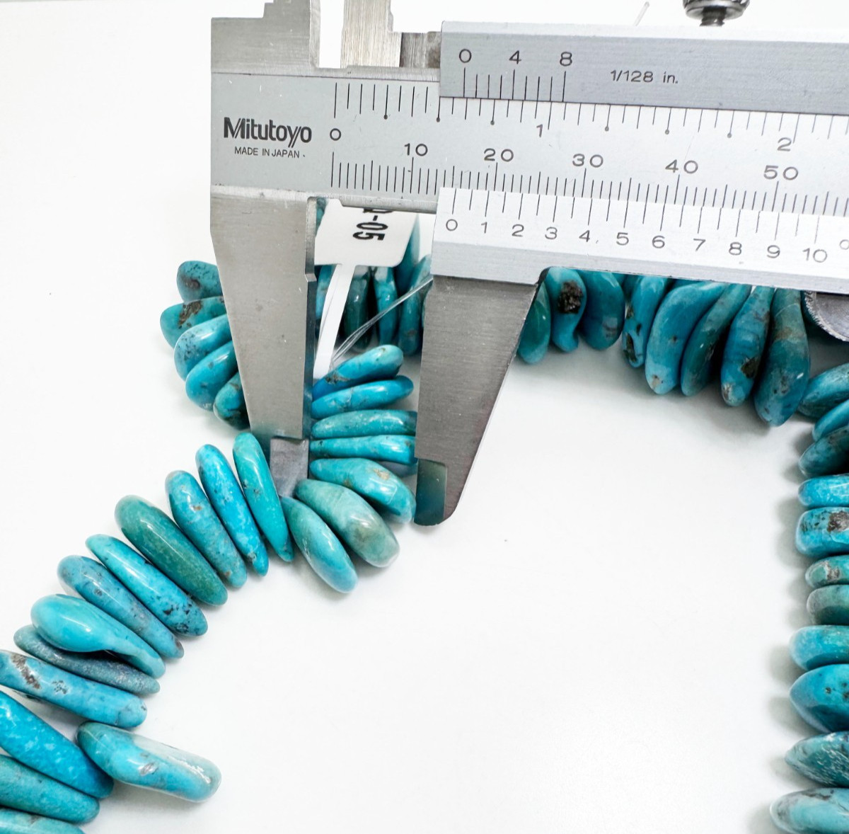 Natural Blue Arizona Kingman Turquoise Flat Teardrop Gemstone Beads PGS370TQ05