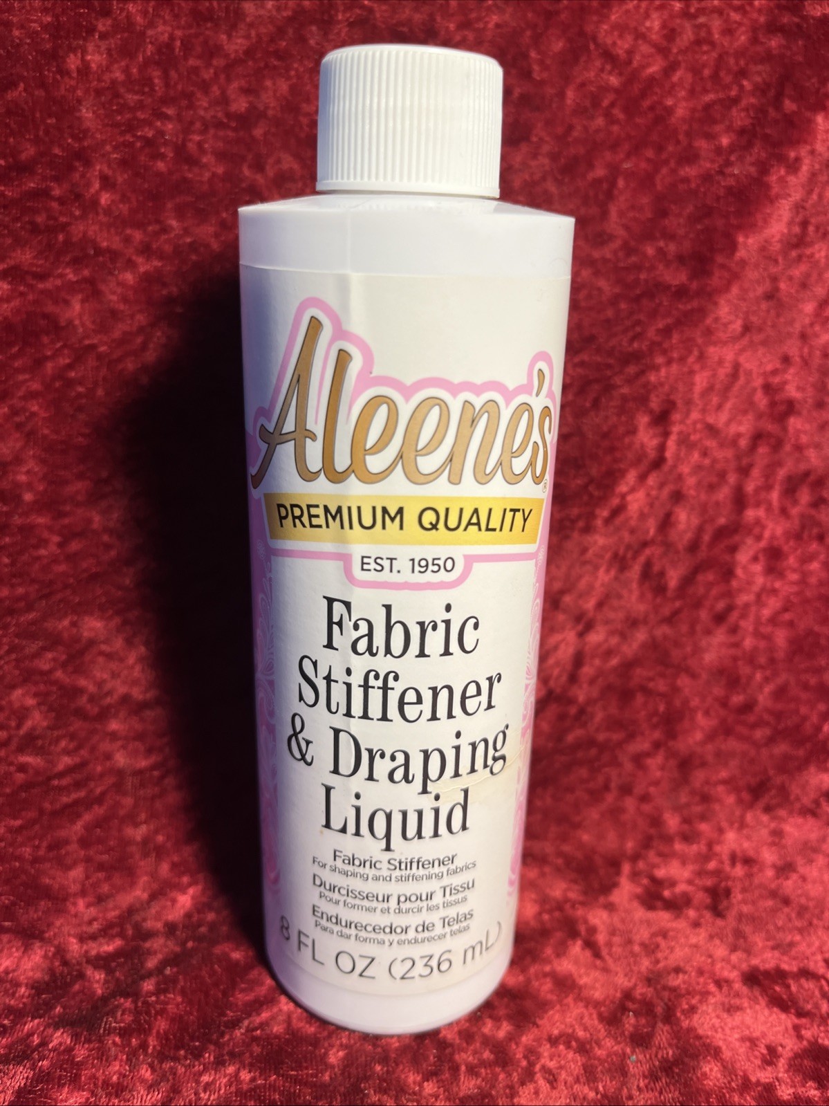 Aleene’s Fabric Stiffener & Draping Liquid 16 Oz