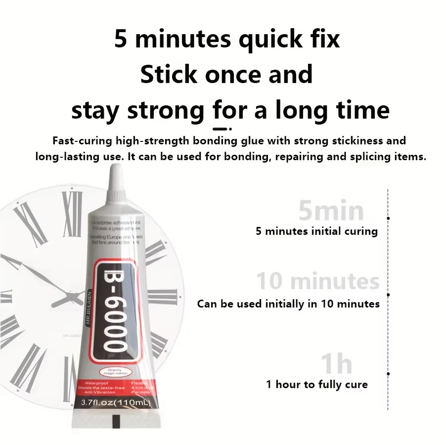 15/25/50/110ML B6000 Super Glue Telephone Mobile Phone Touch Screen Adhesive DIY