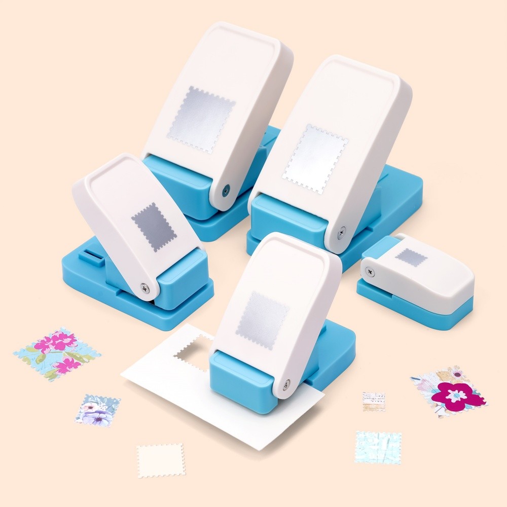 Postage Stamp Punch Available in various sizes for Paper Crafting Scrapbooking