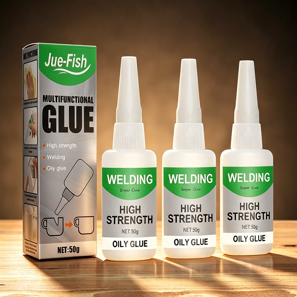 3x Welding High-Strength Jue Fish Oily Glue Multifunctional Quick-Drying 50ml