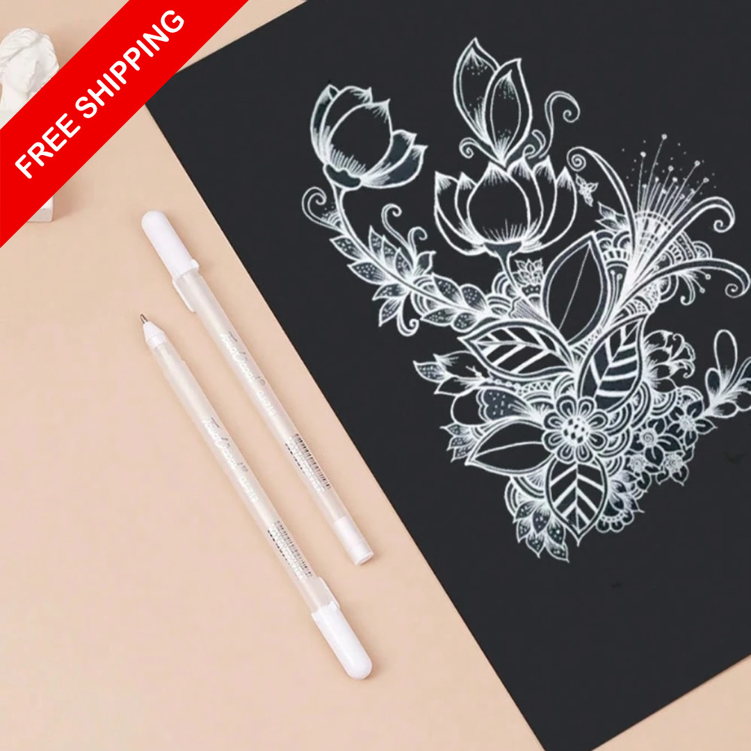 Neutral Pens White Highlighter Suitable for Signature Note DIY Painting Drawing