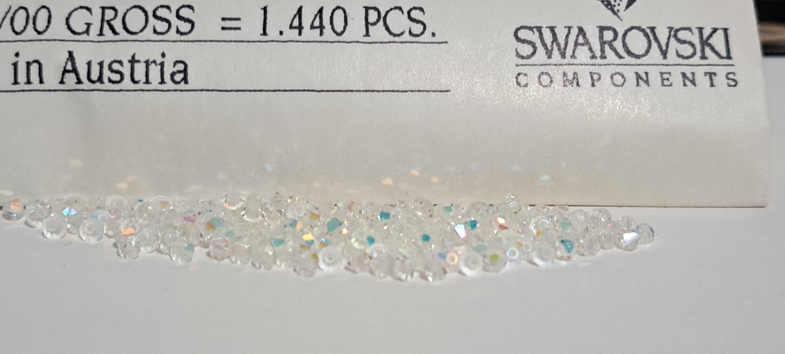 100 Pieces Swarovski 5301 Crystal Aurore Boreale