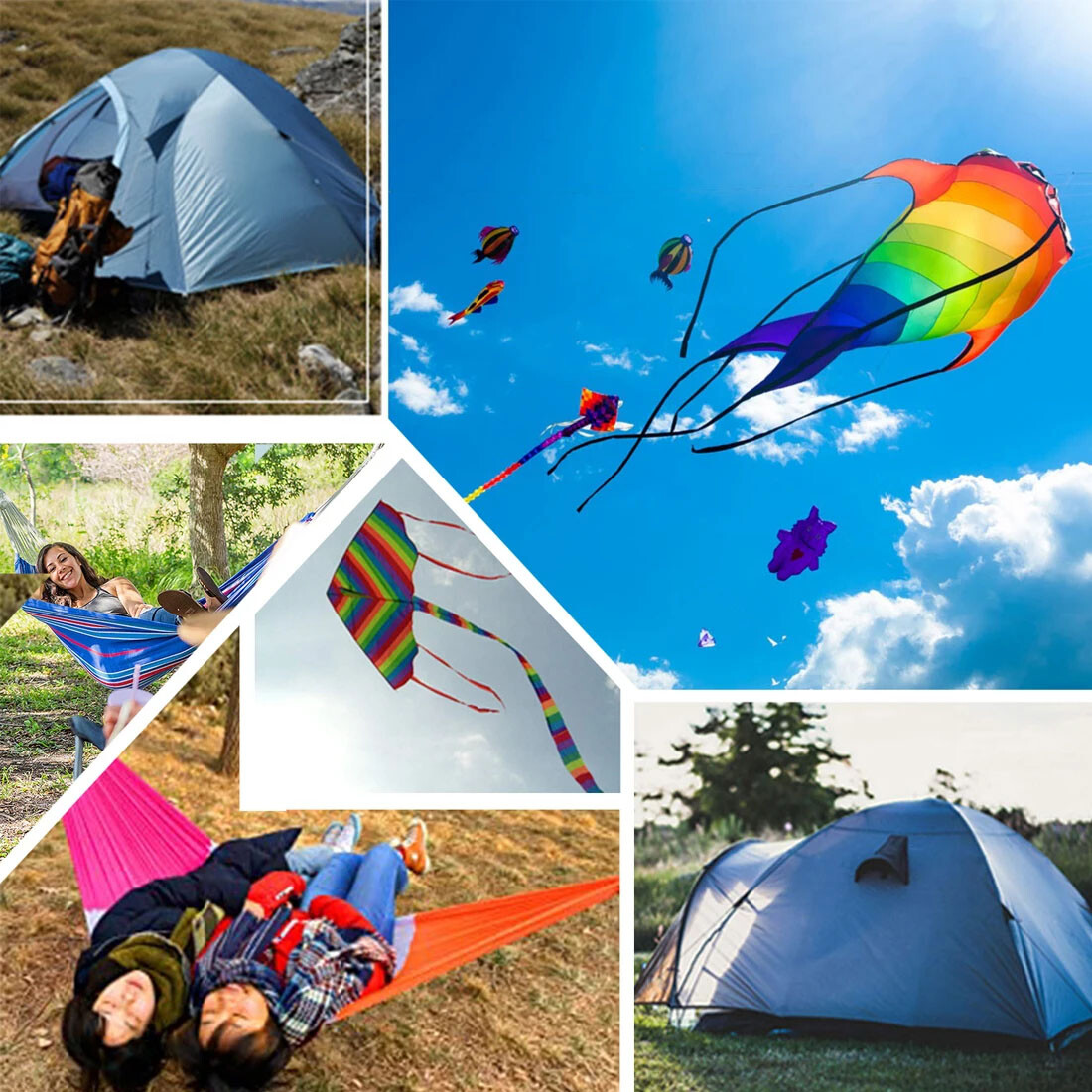 40D Thin Waterproof Ripstop Nylon Fabric PU Coated For Outdoor Kite Flags Making
