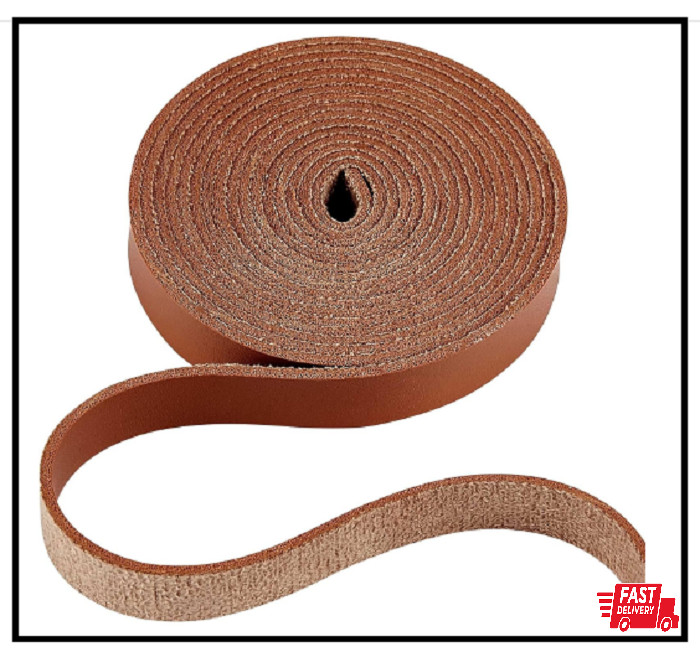 79″ Long 1/2″ Wide Matte Brown Leather Strap 2mm 1/2 Inch,