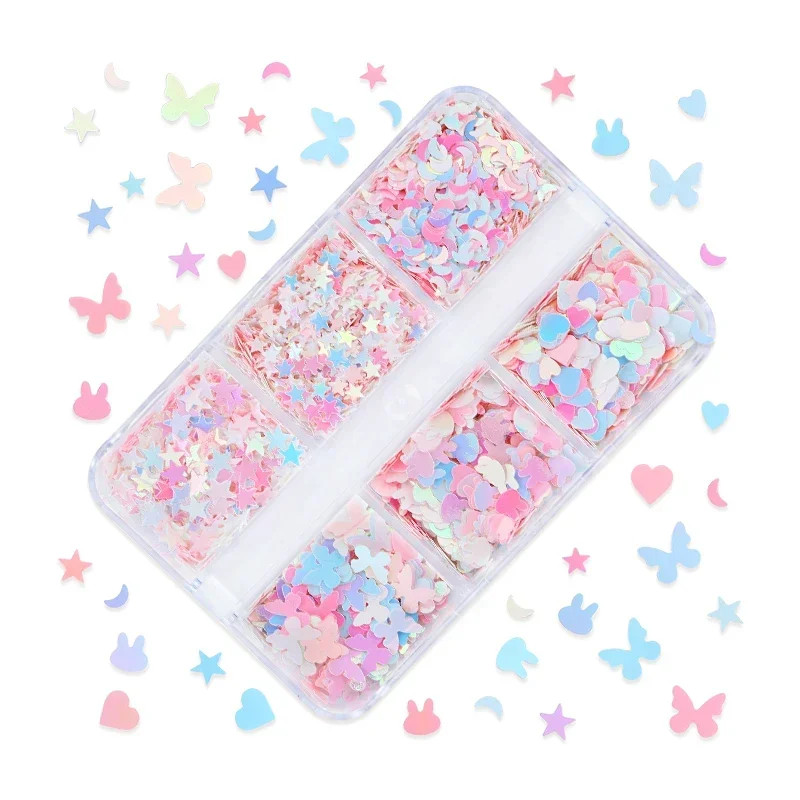 10g Holographic Alphabet Glitter Flakes Resin Sequins Filler DIY Epoxy Mold