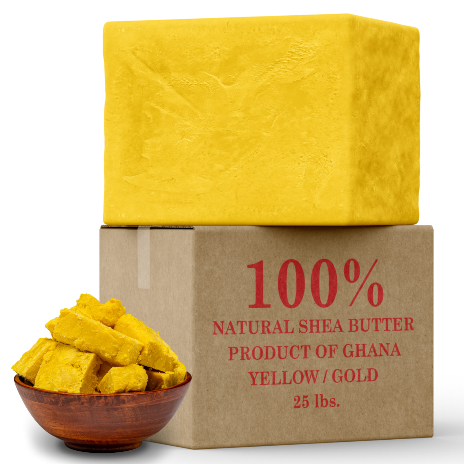 Raw African Shea Butter 100% Pure Organic Unrefined Natural Bulk Wholesale