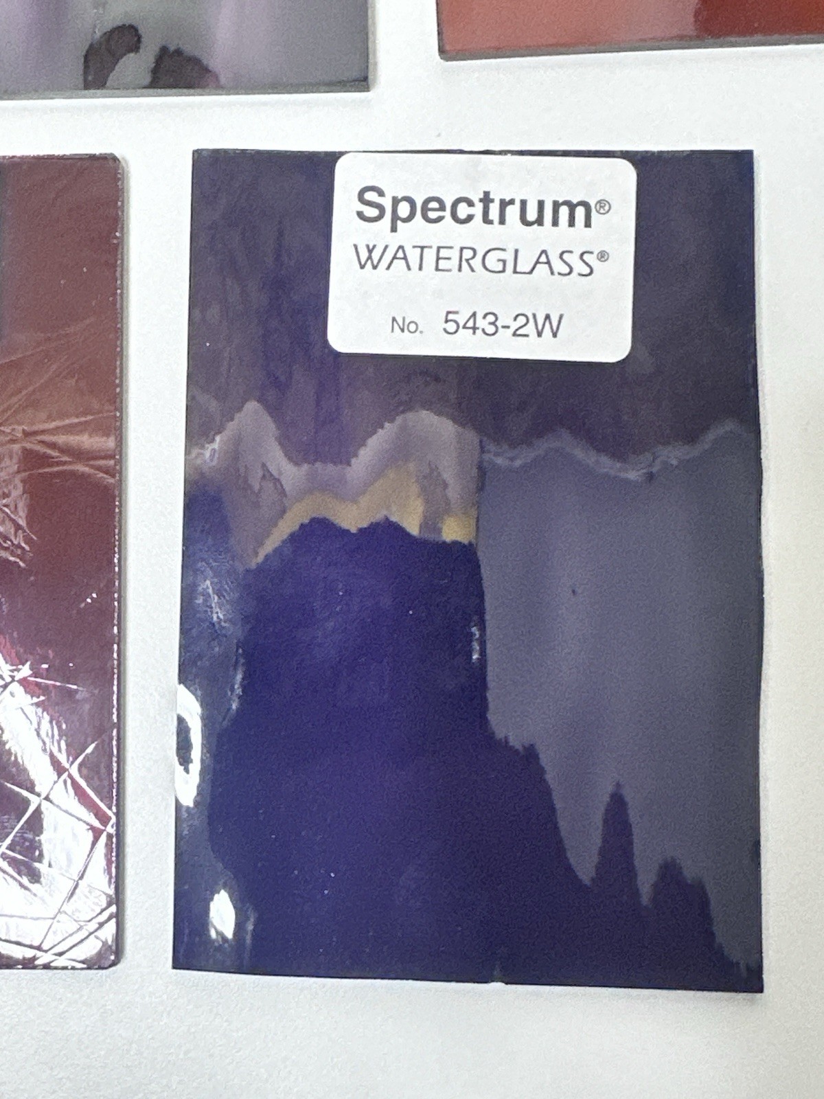 Vintage Spectrum Glass Samples Grape Violet Purple Waterglass Artique 11 Pc