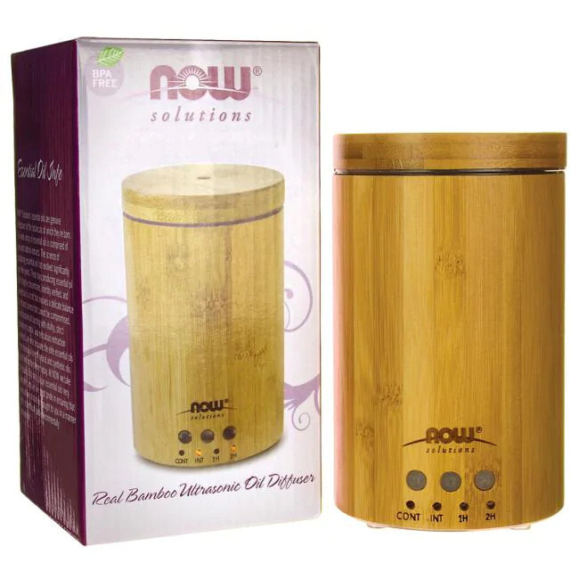 NOW Foods- Real Bamboo Ultrasonic Oil Diffuser