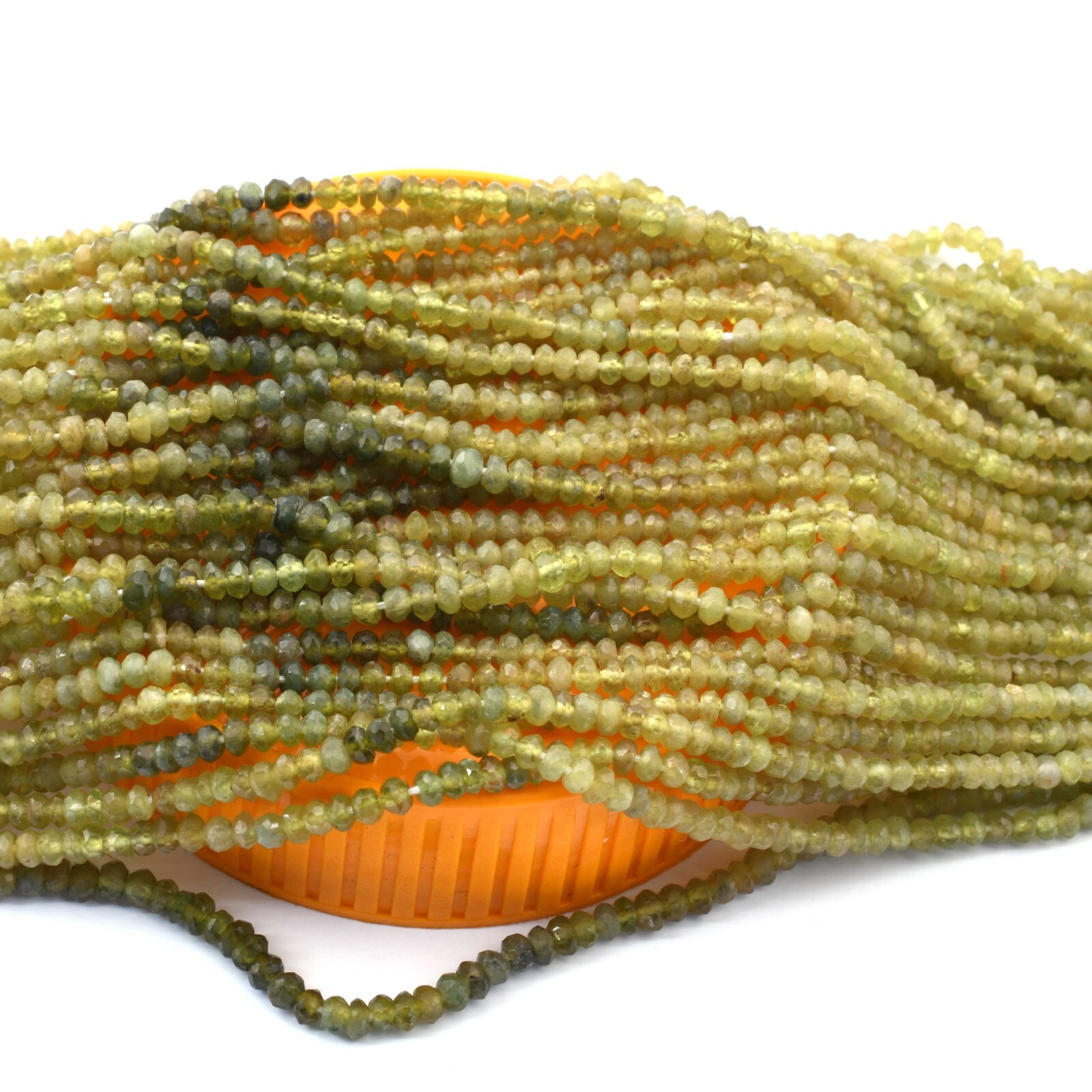 Natural Vessonite Rondelle faceted beads ,Vessonite faceted beads, Vessonite
