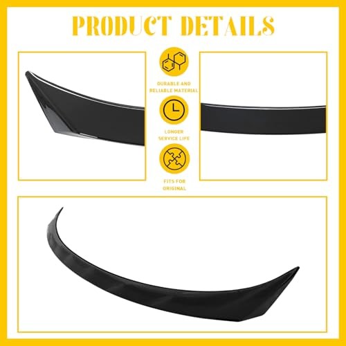 Rear Spoiler Wing for 2018-2024 Toyota Camry LE SE XLE XSE TRD Hybrid Trunk
