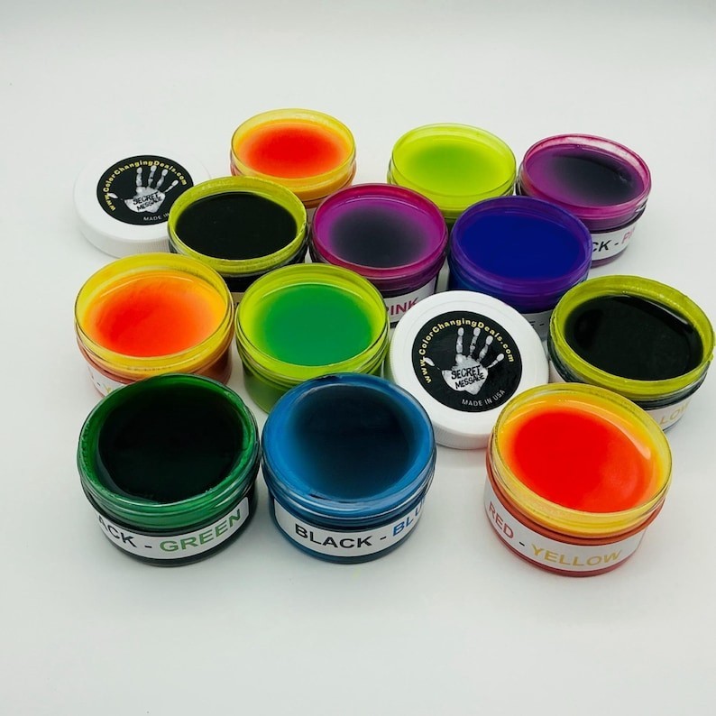 Thermochromic Color Changing Paint for Crafts FREE SHIP USA