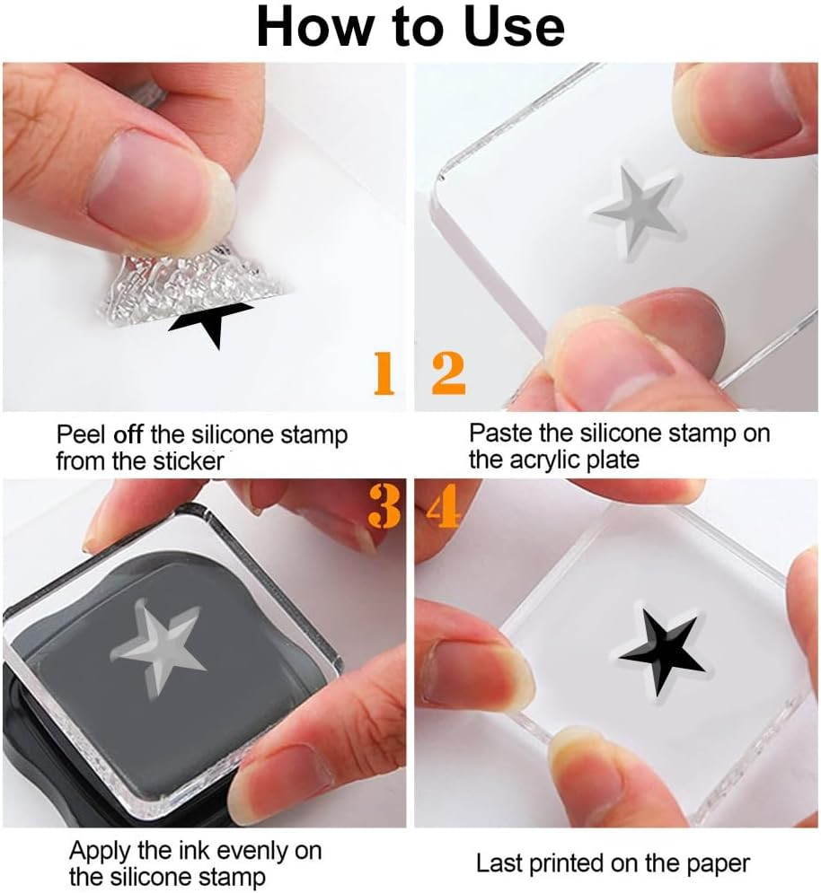 Place Photo Here Clear Stamp Arrow Silicone Stamp Camera Rubber Stamp Image Fram