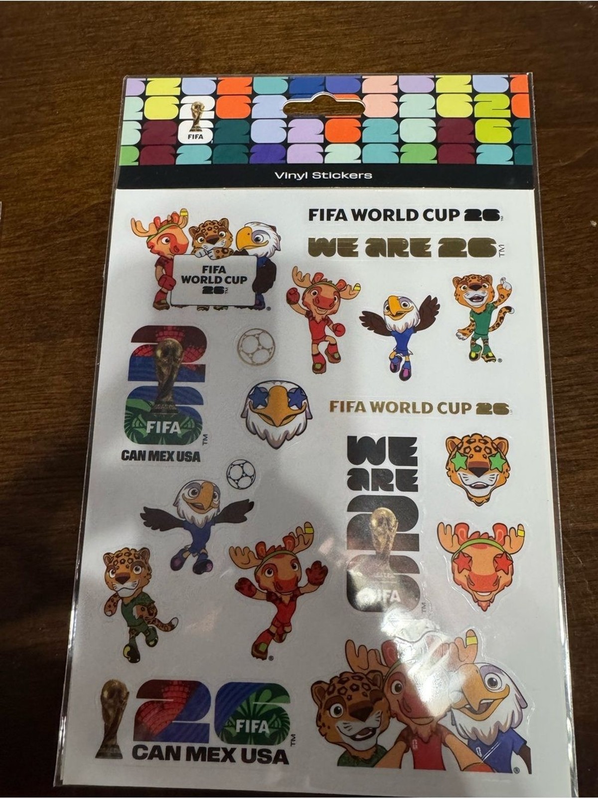 FIFA World Cup – Vinyl Stickers – New