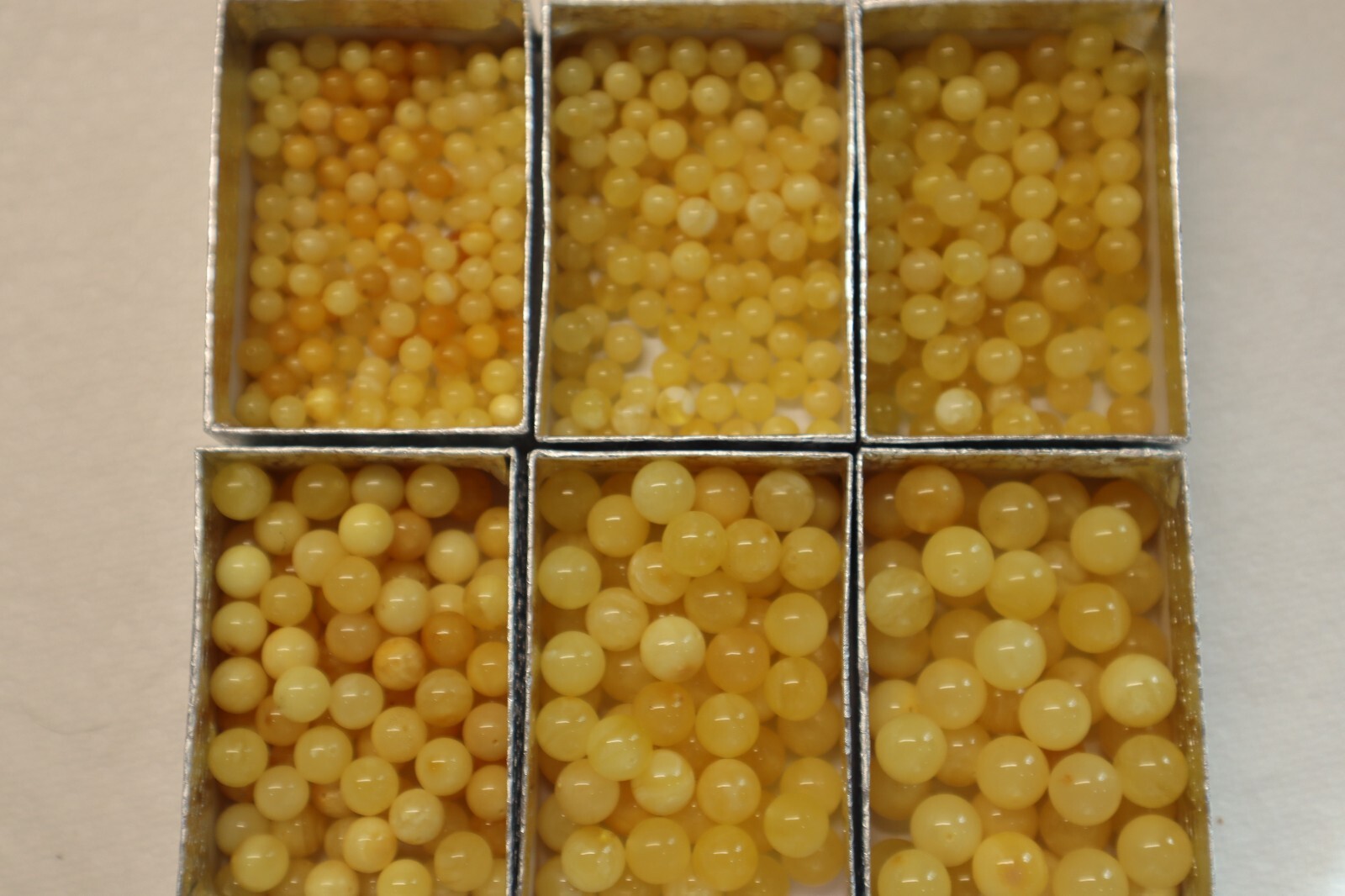 Natural Baltic Amber Beads, 9.5mm – 10mm, 2 Beads Butter Alluregem E3028
