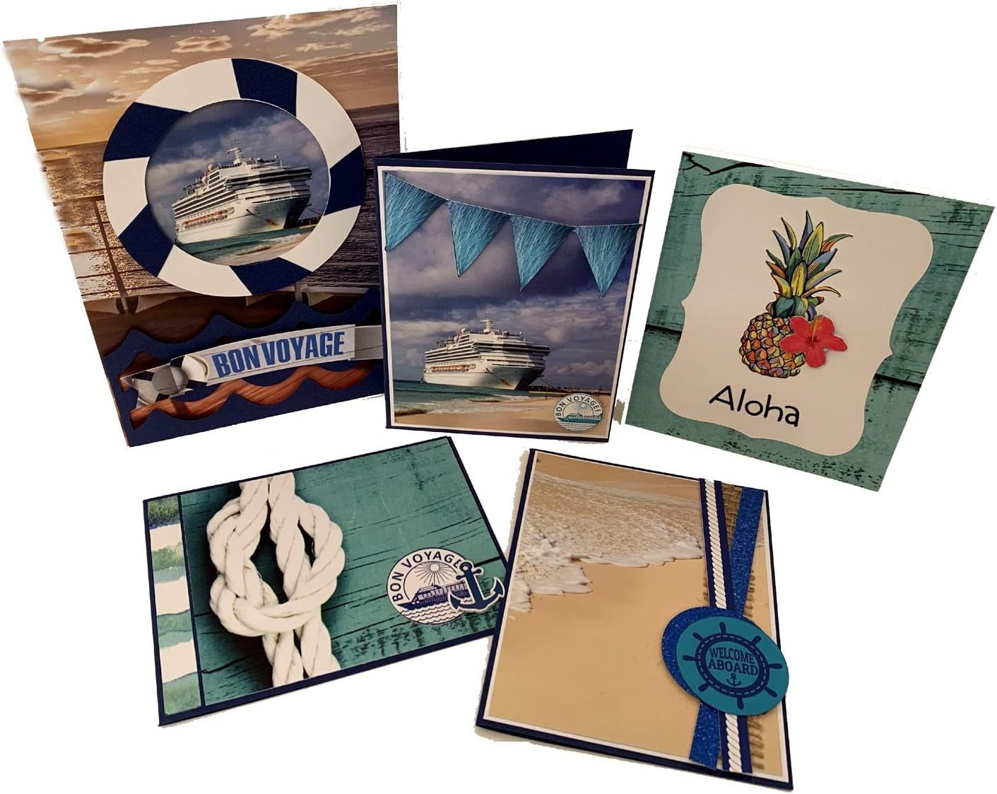 Cruise Life Scrapbook Collection Kit Paper Crafts, Multi Color Palette 12X12 Inc