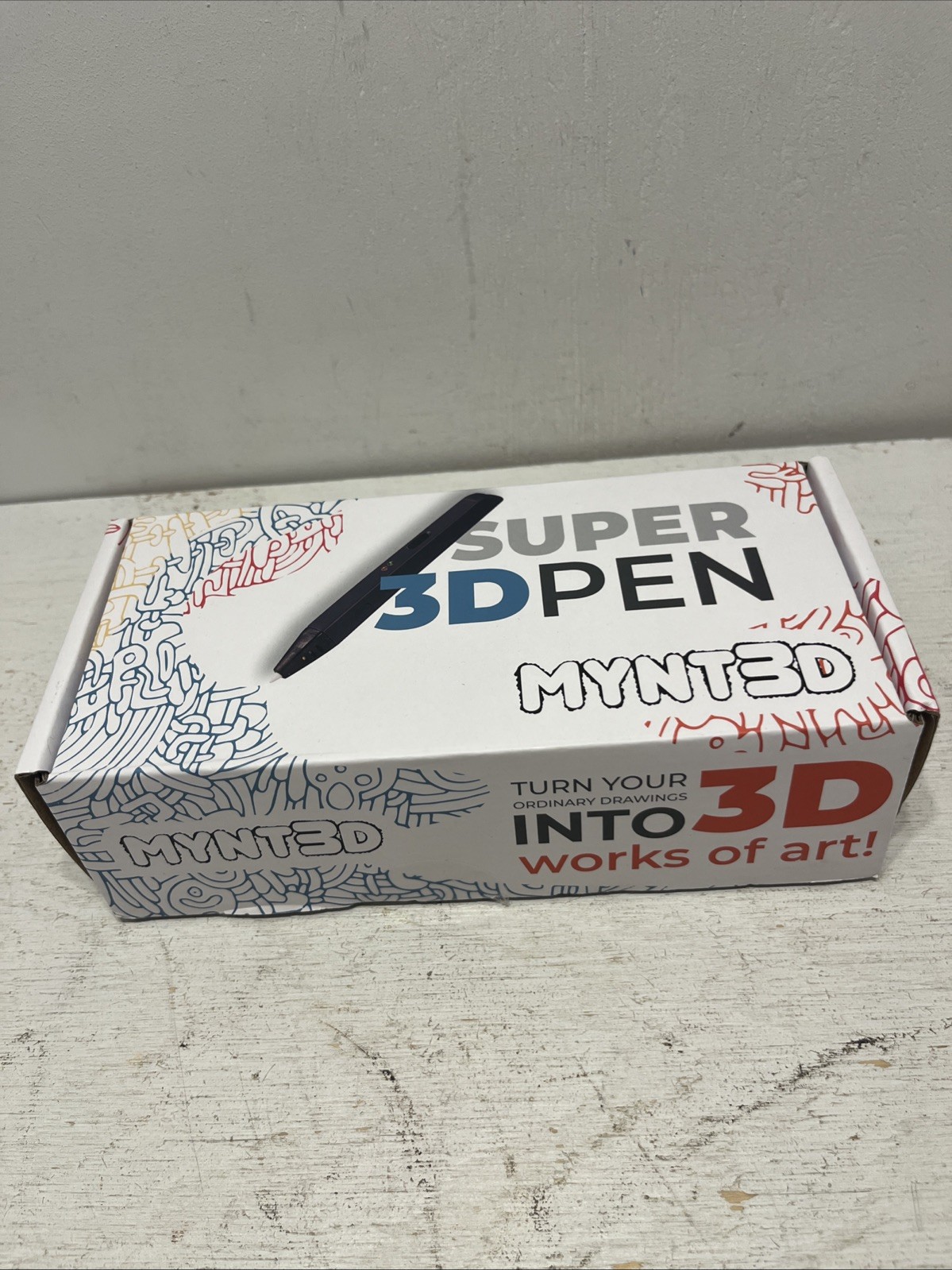 MYNT3D Super 3D Pen, 1.75mm ABS and PLA Compatible 3D Printing Pen