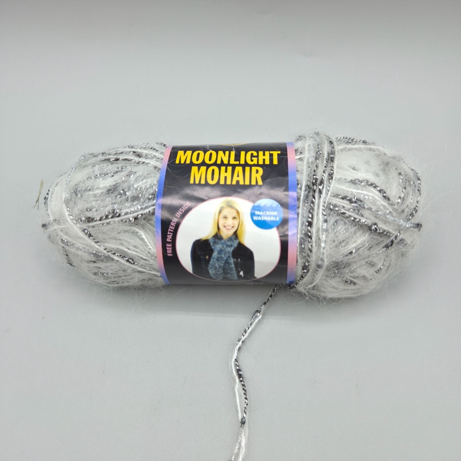 Lion Brand Moonlight Mohair Yarn Arctic Circle Acrylic Mohair 50g Machine Wash