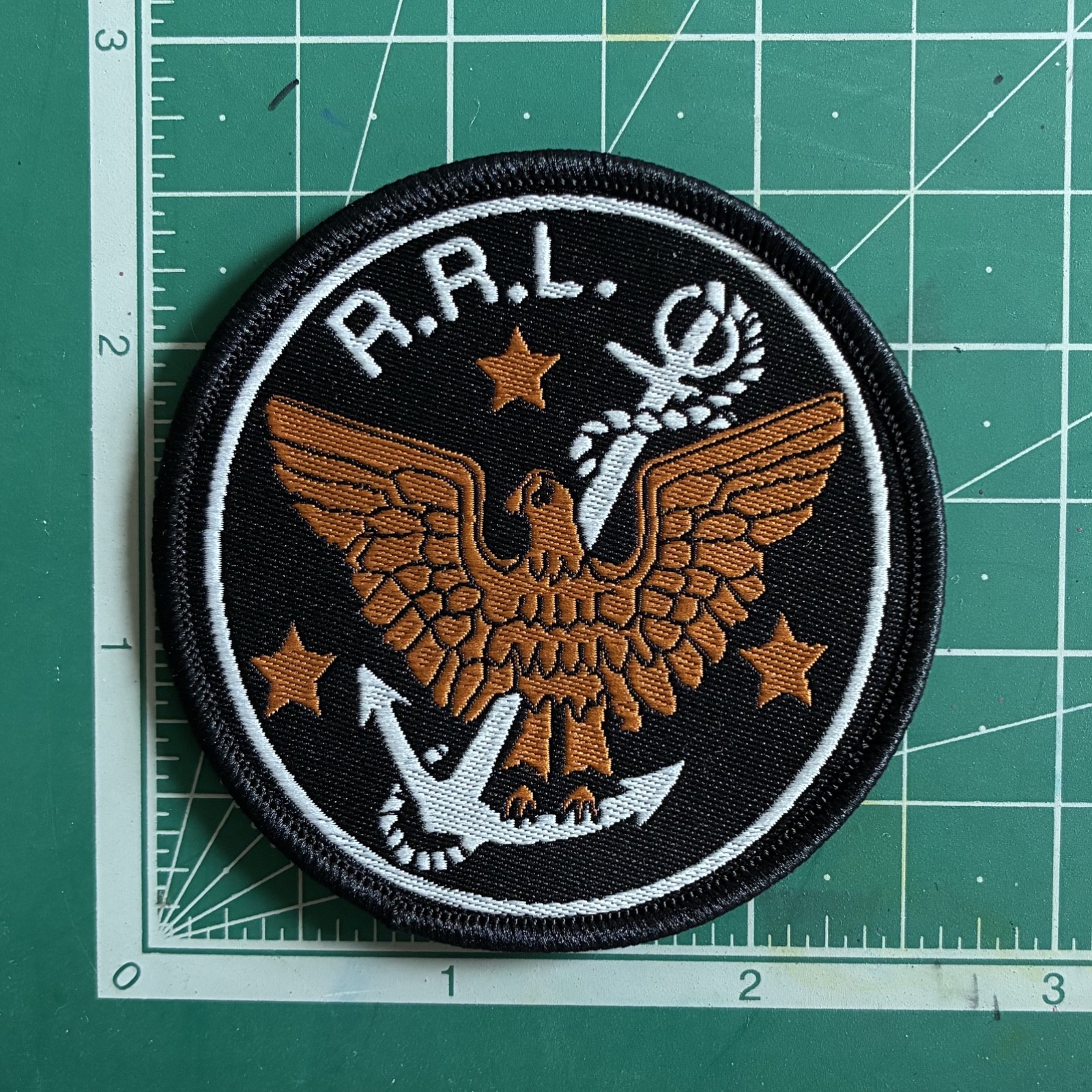 Vintage Double RL Patches Self-Adhesive and Sew-On Applique