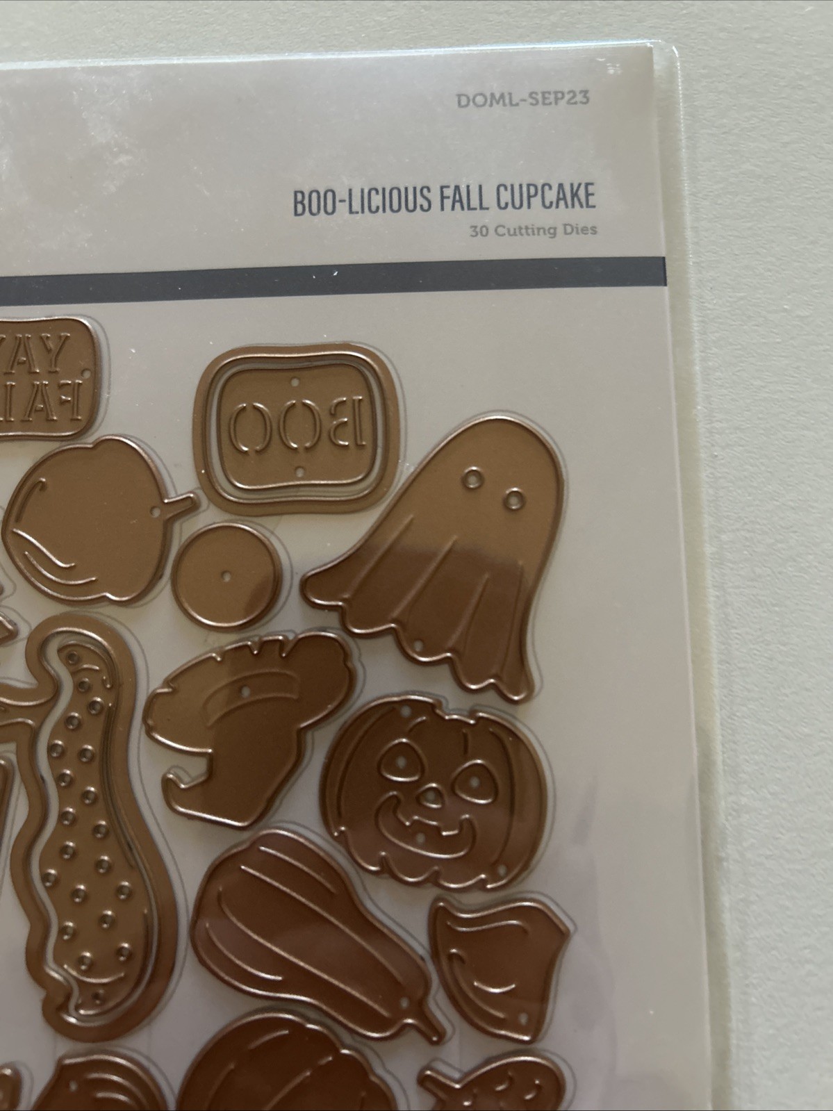 NEW Spellbinders Large Die Of The Month Sept 2023 BOO-LICIOUS FALL CUPCAKE