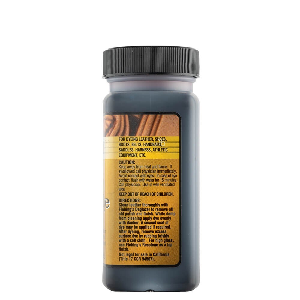 Fiebing’s Leather Dye with Applicator for Shoes Boots Bags – Mahogany 4.oz
