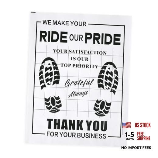 Pcs Paper Floor Mats for Cars, Disposable Automotive Floor Mats, Waterproof 100