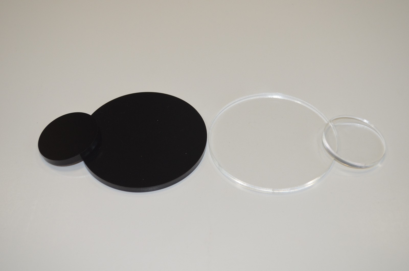 Laser Cut Cast Acrylic Circle Disc Shape Craft Supply