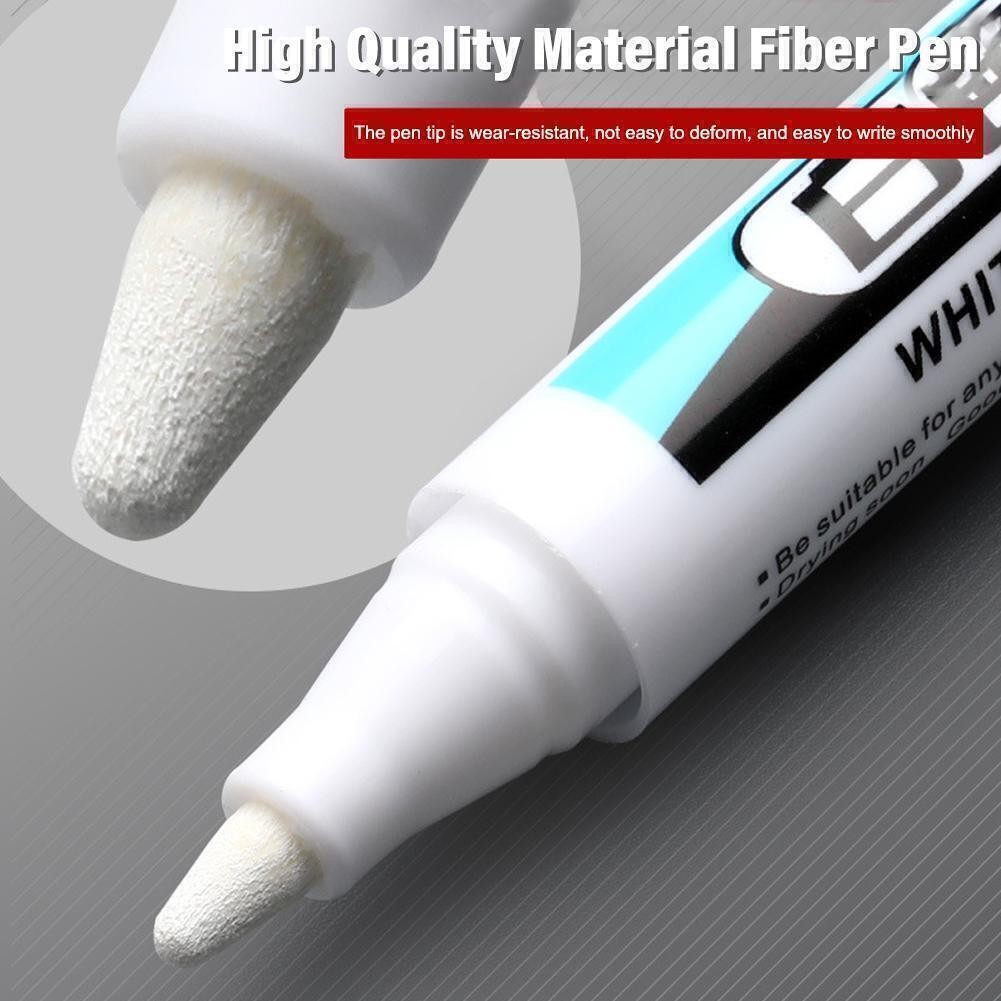 White Paint Marker Pens Waterproof Bike Car Tyre Tire Marker Permanent Pen Car