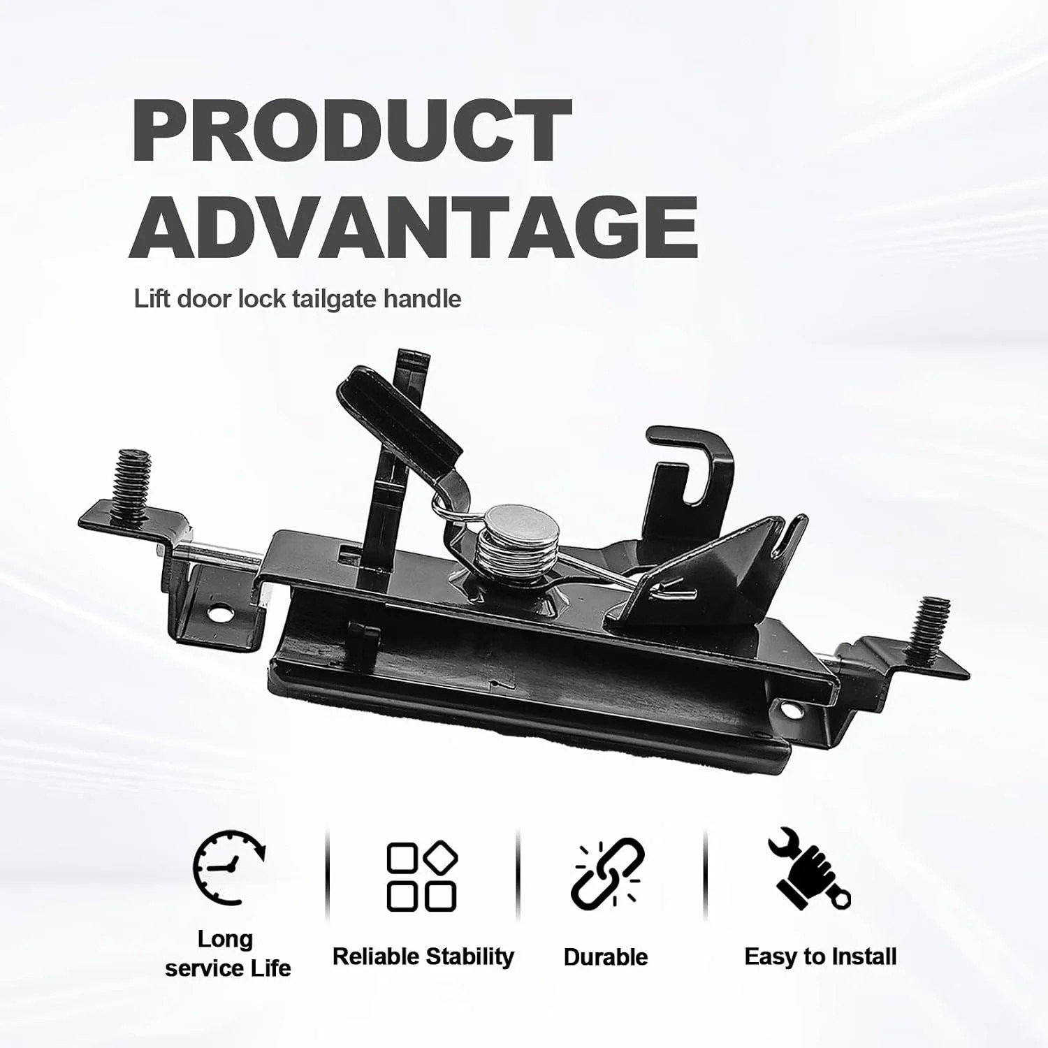 Exterior Tailgate Liftgate Handle Rear Latch Hatch Door Handle Metal for Sequoia