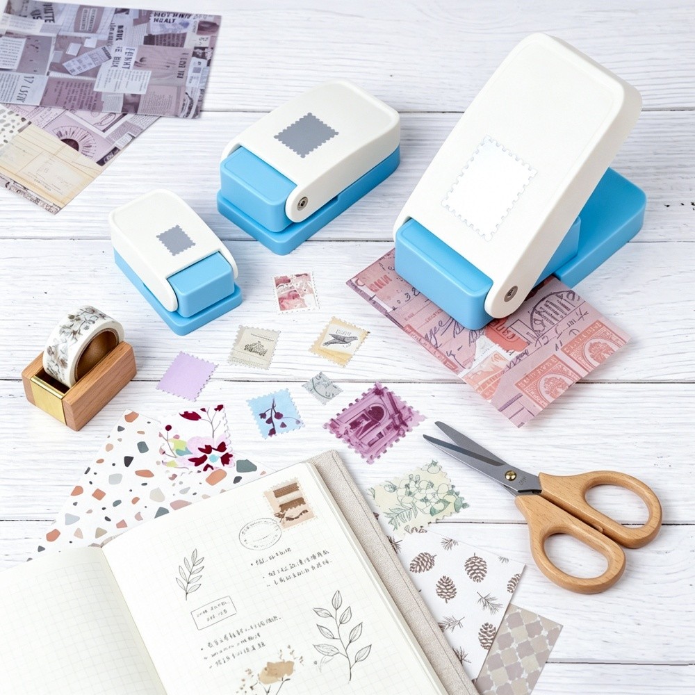 Postage Stamp Punch Available in various sizes for Paper Crafting Scrapbooking