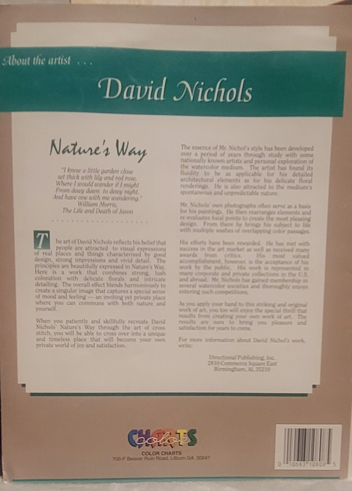 Nature’s Way by David Nichols – Cross Stitch Chart