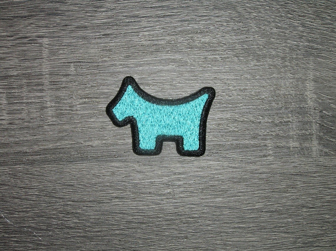 Pro Golf Teal/Black Embroidered Iron On Patch 2.5″ x 1.75″