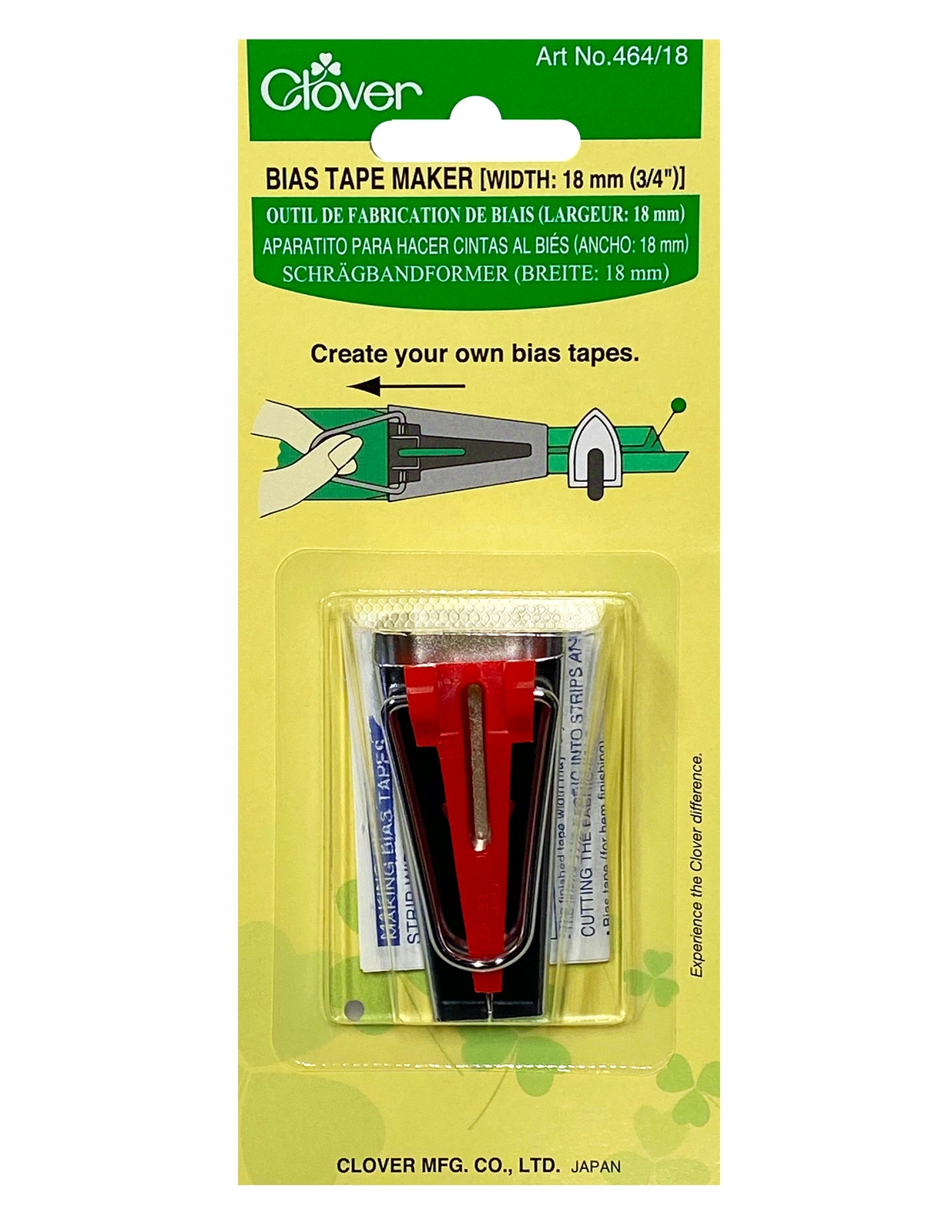 Clover Bias Tape Makers (Assorted Sizes)