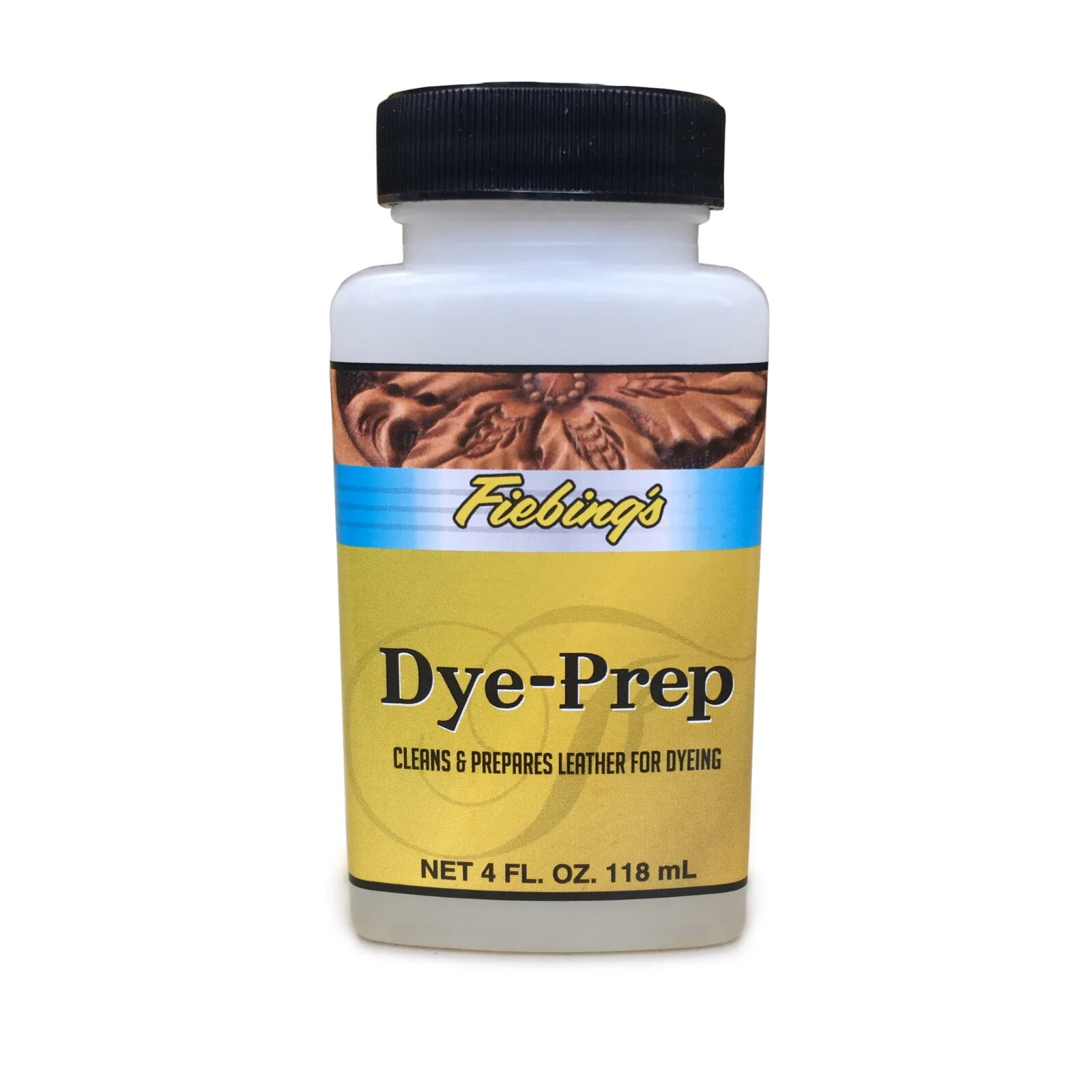 Fiebing’s Leather Dye-Prep 4 oz (118 ml) – Cleans & Prepares Leather For Dyeing