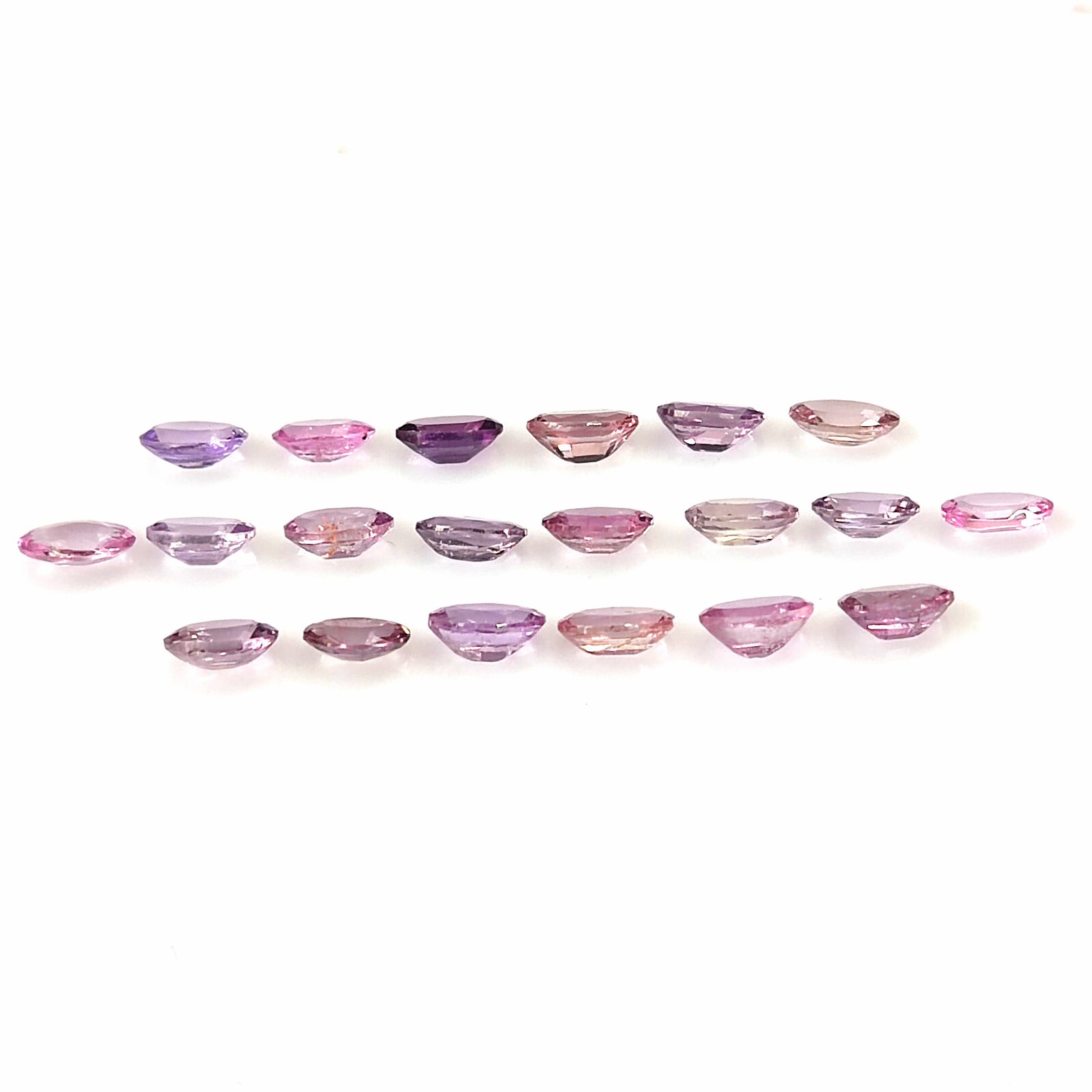 3X5 MM Oval Cut Natural Multi Color Spinel Faceted Wholesale Gemstone 20 Pieces