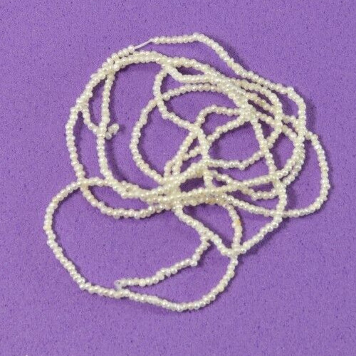 Natural Saltwater Seed Pearl Strand 1 -1.25 mm Aprox. 425 pearls per strand