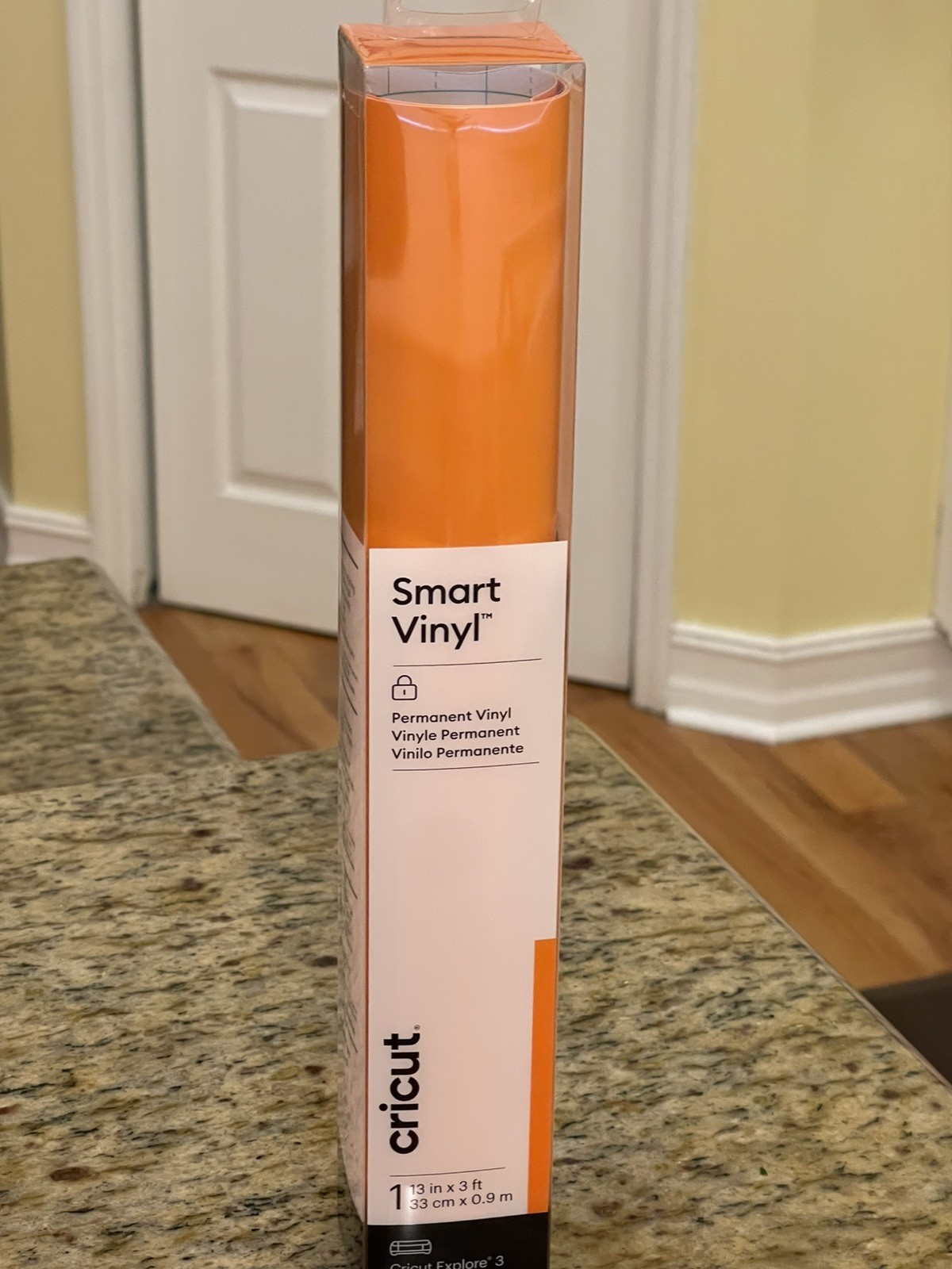 Cricut Smart Vinyl Permanent Matte 13in X 3 Ft Roll Explore 3 Maker 3 ORANGE