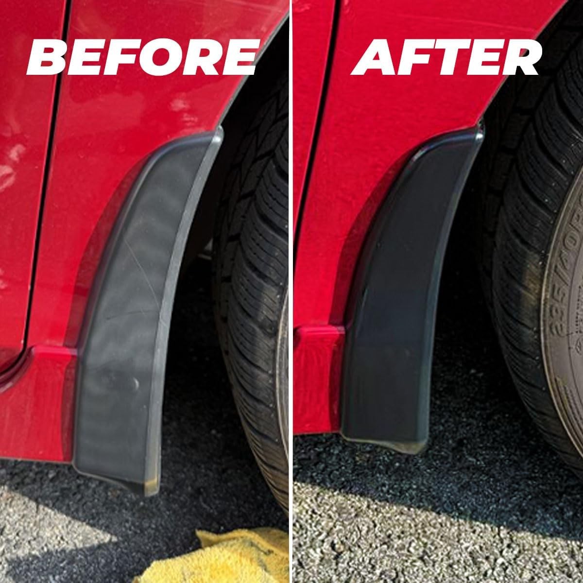 Black Trim Restorer, Car Truck Black Trim Restoration, Protects Against UV Rays