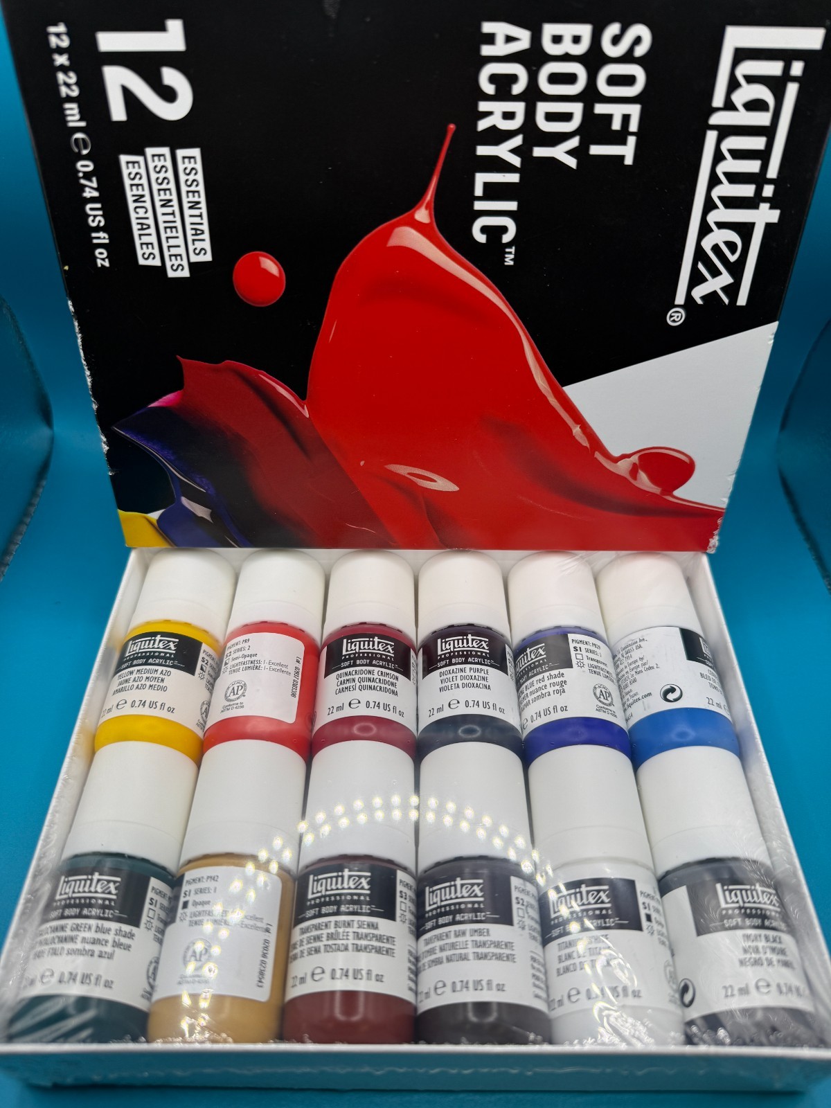 Liquitex Professional Soft Body Acrylic Paint Set 12pcs