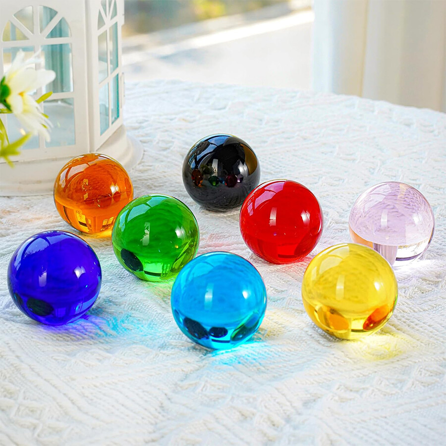 Clear Crystal Ball 10 15 16 18 20 – 120mm Colorful Balls Crafts Marbles Sphere
