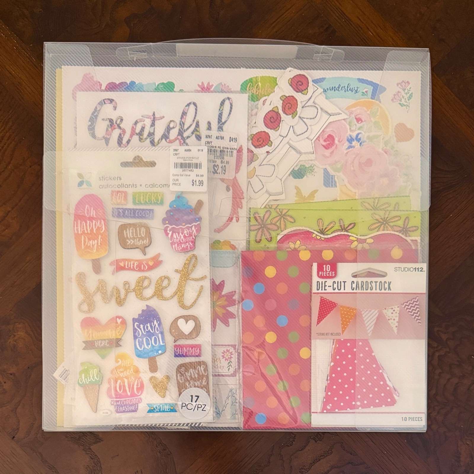 Scrapbooking Mixed Lot Stickers Die Cuts Paper Chipboard – Girl themed