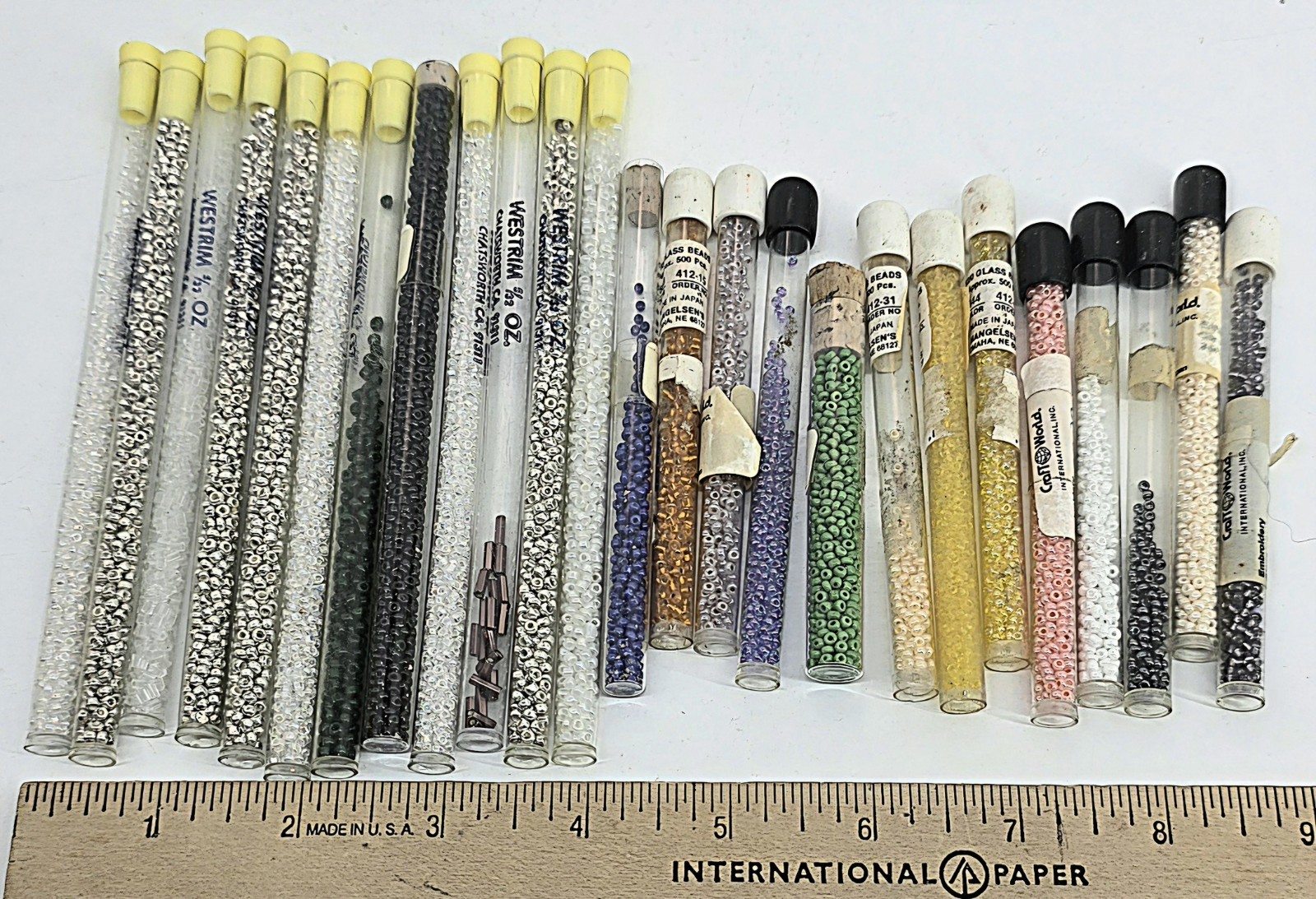 Glass Seed Beads Japanese Mixed Brands Embroidery Jewelry, 25 Tubes