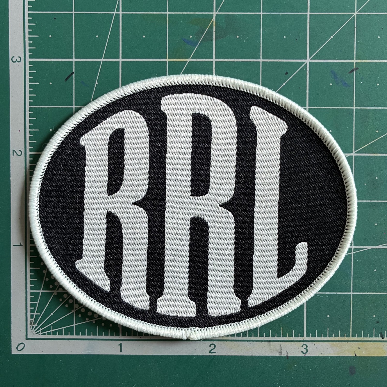 Vintage Double RL Patches Self-Adhesive and Sew-On Applique