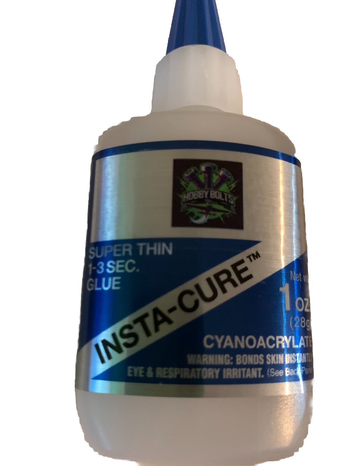 Bob Smith Industries INSTA-CURE Super Thin CA Glue. 1oz Bottle, Hobby Bolts, BSI