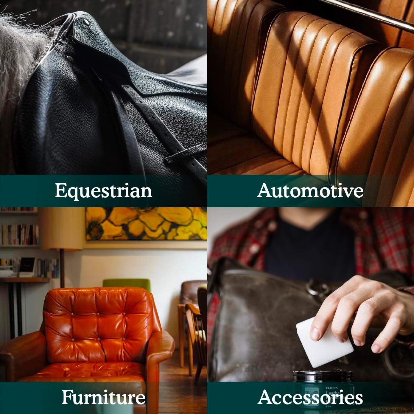 Clyde’S™ Recoloring Balm | Non-Toxic Material Dye & Restorer for Furniture, Car