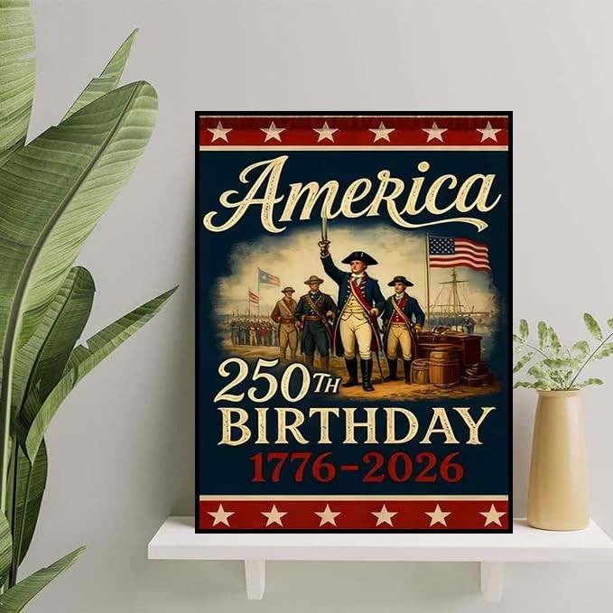 4th of July Diamond Art Kits for Adults American 250 Th Birthday Diamond Pain…