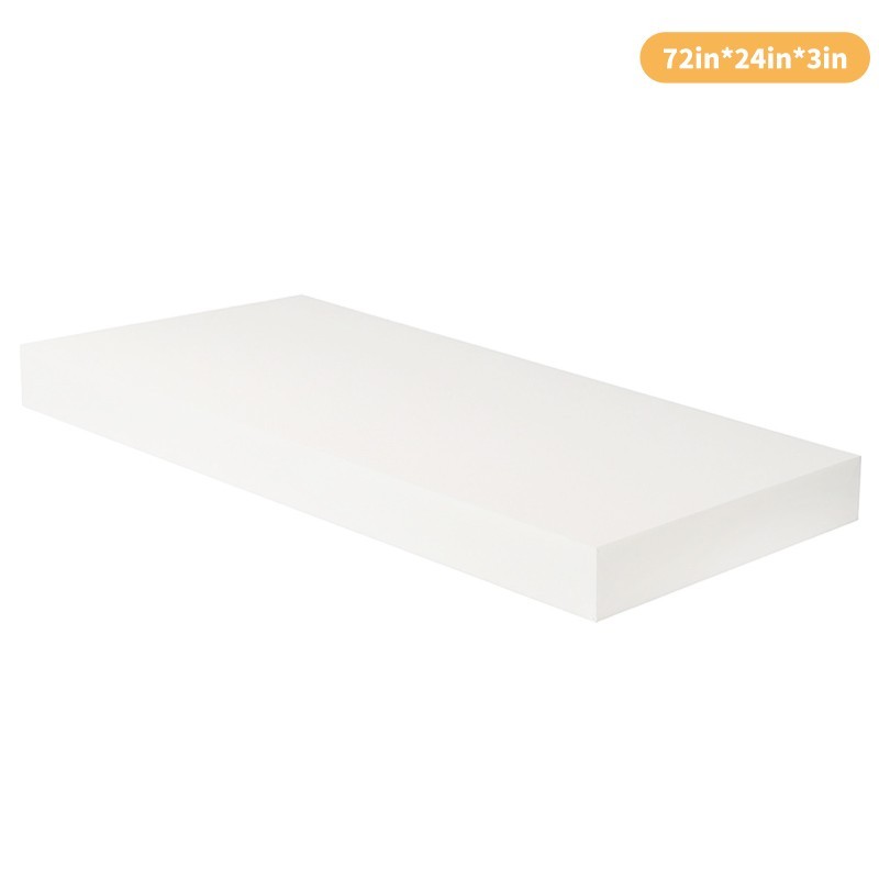 24×72″ High Density Upholstery Foam 1-6″ Thick Seat Cushion Replacement Sheets